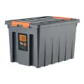 Контейнер с крышкой Roxbox Pro особо прочный на роликах 70л, 37 х 40 х 59см