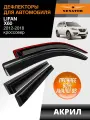 Дефлекторы окон Senator для Lifan X60 2012-н. в. кроссовер накладные 4 шт.