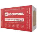 Теплоизоляция Rockwool Лайт Баттс Оптима 1000х600х100 (1 упак/ 5 плит/ 3м2)
