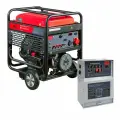 Генератор бензиновый FUBAG BS 11000 DA ES, 10 кВт, 380 В + Блок автоматики Startmaster BS 11500 D, трехфазный, 380 В