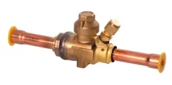 Вентиль шаровый 1/2 Becool BC-BVa-12 с сервисным штуцером