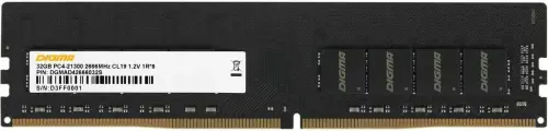 Оперативная память Digma DGMAD42666032S DDR4 - 1x 32ГБ 2666МГц, DIMM, Ret