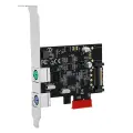 Плата расширения PCIE к PS/2 для PS2 мышь клавиатура PCI-E круглый порт адаптер для настольного ПК Legacy SATA PS2 плата расширения, For Windows 10 11