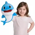 Мягкая игрушка Акуленок Baby Shark Папа акула интерактивный синий