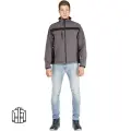 Куртка муж демисезонная софтшел LULEA cер/черн р. XL (арт. LULE2GRXG)