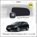 Шторки на автомобиль солнцезащитные Volkswagen Passat 8 Универсал 5дв. (2014 - по н. в.) B8 на задние двери 5%, сетки от солнца в машину фольксваген пассат, Каркасные автошторки Premium