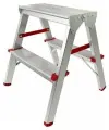 Лестница-стремянка алюминиевая двухсторонняя 44 см STARTUL (ST9941-02)
