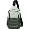 Рюкзак на одно плечо Hedgren HCMBP16 Comby Performance Sling P RFID *904-01 Vaporous Grey Olive