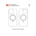 Чехол COMMO Hoop для Apple iPhone 16 Pro Max с поддержкой беспроводной зарядки, White