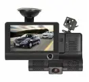Видеорегистратор с 3-мя камерами 4 дюймовый экран DVR Full HD 1080P