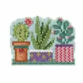 Набор для вышивания Mill Hill #MH182212 Succulents (Суккуленты), Счетный крест, 8.9 x 6.35 см