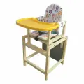Стол и стульчик для кормления СТД 07 плюс Лужок Арт. 1715 желтый