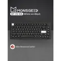 Механическая клавиатура Akko MonsGeek M1 V5 VIA WOB, (Akko V3 Piano Pro), Английская раскладка, Трехрежимное подключение