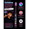 Зубная щетка MontCarotte TEENS для детей 7+, подростков и взрослых, Черная, Монткаротт, Южная Корея