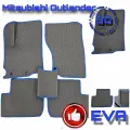 ЭВА(ЕВА) Eva коврики для Митсубиси Аутлендер 3, Аутлендер 2XL/Mitsubishi Outlander III 2012-2022г, Outlander II XL (2005-2012г. в.)