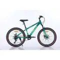 Велосипед подростковый LORAK Fast Brown 24 Матовый Зеленый под рост 130-145 см.