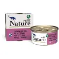 Влажный корм для кошек Prime Nature Курица с тунцом в бульоне 85г*24 шт