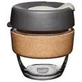 Кружка для чая и кофе с собой стеклянная Keep Cup Brew Cork S 227 мл Almond с крышкой