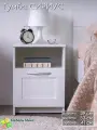 Тумба прикроватная сириус, 1 ящик, 41х39х53 см, белая