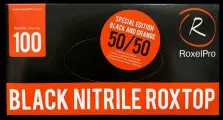 Перчатки защитные RoxelPro ROXTOP одноразовые нитриловые повышенной прочности с рельефом размер XL(100 штук, 50 пар)