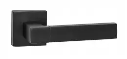 Ручка дверная межкомнатная на квадратной розетке RENZ Милан, черный