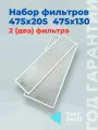 Набор фильтров для вытяжки, для ELIKOR, алюминий, 475 х 205 мм, 475 х 130 мм