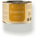SAVITA консервы для собак Курица. Влажный корм, 24шт по 240гр
