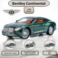 Машинка металлическая инерционная коллекционная масштабная модель 1:24 Bentley Continental ; Бентли Континенталь зеленый