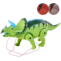 Интерактивный динозавр Oubaoloon свет, звук, на батарейках, в пакете (HT9932)