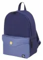 Рюкзак BRAUBERG SYDNEY универсальный, карман с пуговицей, сине-голубой, 38х27х12 см, 228838