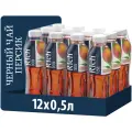 Чай  Rich Черный чай, персик, 0.5 л, 12 шт.