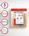 Мешки для пылесоса бумажные KRESS, HITACHI, AEG, BOSCH, DEWALT, NILFISK 5 шт, бренд: OZONE
