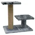 Yami-Yami Когтеточка серия Джут 95 темно-серая квадратная с 2-мя полками 56*36*52см 5.25 кг
