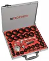 Набор пробойников 2-60 мм BOEHM, 39 предметов | Размеры: 380 x 330 x 55мм (для паронитовых и графитовых прокладок) BOEHM JLB260PACC/7802 0260 Fplus