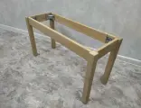 Каркас банкетки из бука без окраски (длина каркаса 75см) прямые ножки.