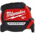 Рулетка Milwaukee 4932464601, 10метров, прорезиненный корпус, двухсторонняя, оригинал
