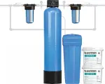 Комплект коттеджной системы Гейзер Пюрезин 1,2 м3/час (умягчение воды) с защитой от конденсата, пюрезин TC007FG (Na+)