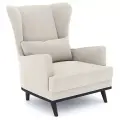 Кресло для отдыха Осмар бежевый в велюре зара крем 02 в классическом стиле