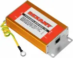 Грозозащита REXANT, для витой пары, с PoE, разъем RJ45, оранжевый, длина 11.2 см