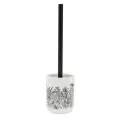 Ёршик для унитаза Bath Plus Tropico W-CE2627AA-TOH керамика цвет белый с черным рисунком