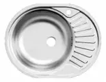 Мойка кухонная Ukinox Фаворит FAD577.447--GT6K 2L левая