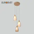 Подвесной светильник Eurosvet Cosmic 50085/3, E14, 3*15 Вт, золото