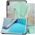 Умный чехол для Huawei MatePad 11.5 дюймов, 2023 года/ BTK-W09/AL09, зеленый мрамор