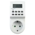 Розетка SmartBuy SBE-STE1 с таймером электронным (недельный+суточный), 16 А, с защитной шторкой, с заземлением
