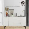 Комод Грейс 3 ящика, + 2 двери ШхГхВ: 136х44x74 см, цвет: белый