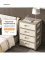 Новейший Комод, 35х26x57.5 см，Выдвижной шкаф для хранения с многослойным повышением и утолщением