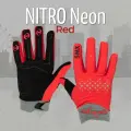 Мотоперчатки EDGE NITRO Neon Red M