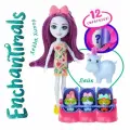 Кукла Enchantimals Best Friends HNW97 Бегемотик Хедда Хиппо с питомцами и аксессуарами Энчантималс Mattel
