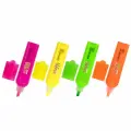 Упаковка 6 шт. Набор текстовыделителей 4 неоновых цвета, STAFF EVERYDAY HL-720, линия 1-5 мм, скошенный наконечник, 152555