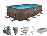 Каркасный бассейн 549x274x132см полный комплект с песочным фильтр-насосом Р20-2052-S